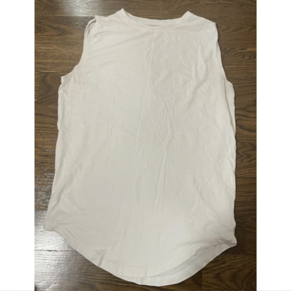 Lululemon White Flowy Tank Top